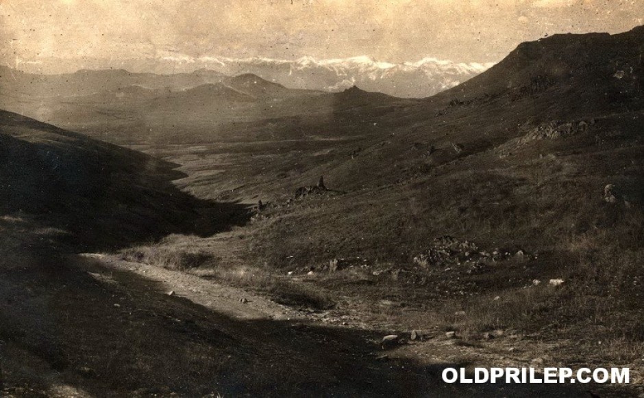 8 јуни 1918: Поглед од Селечка кон Мариово...