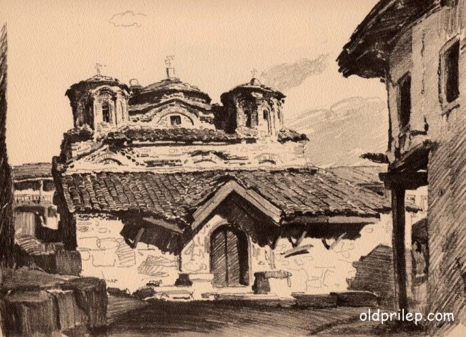 Љубомир Ивановиќ: „Манастир Трескавец“, 1928 година