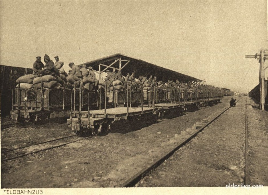 1917: Железничката станица во Градско