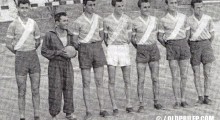 РК „Партизан“ составен од прилепските гимназијалци, првак на градската ракометна лига, 1956 и 1957...