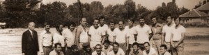 Фудбалскиот тим „Црн Бор“, сликан на некој локален турнир