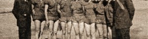 1953: Женската ракометна екипа од Економското училиште.