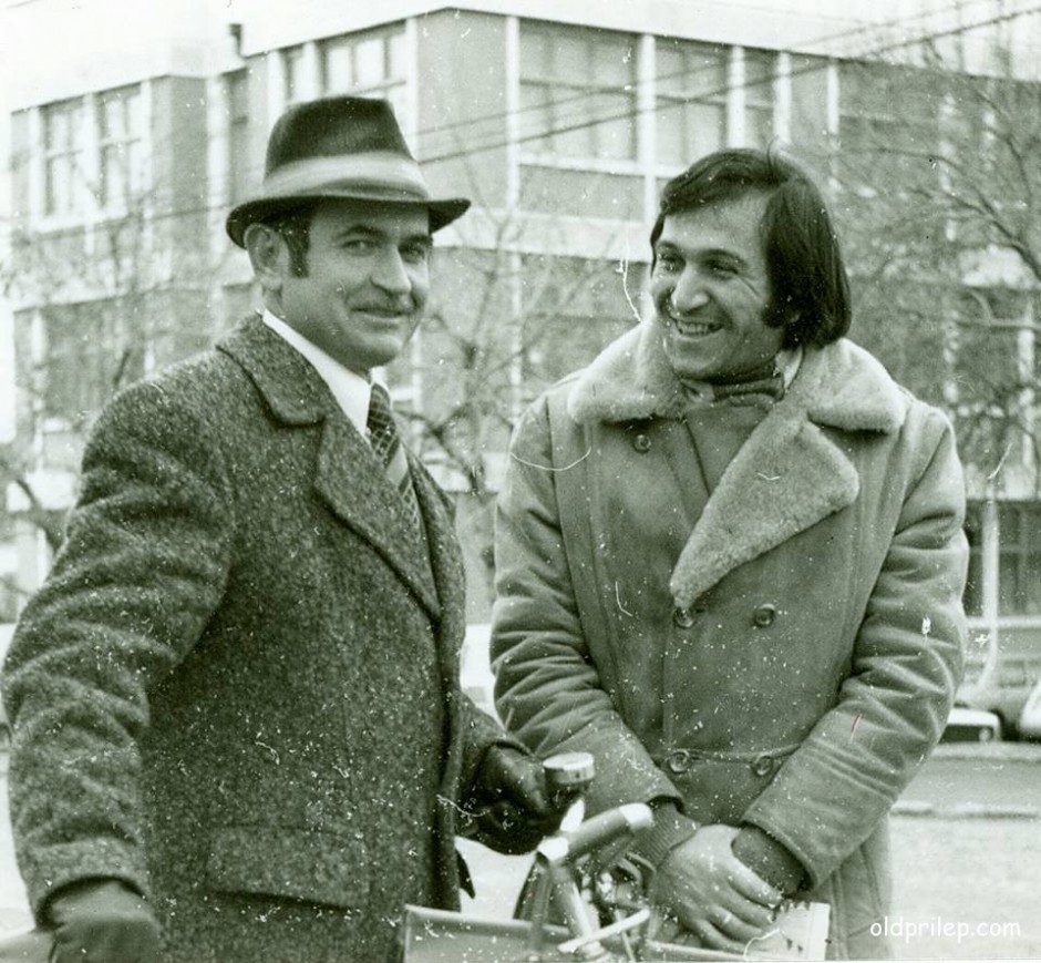 70те години од минатиот век: Александар Ивановски Глоговичанец (лево)