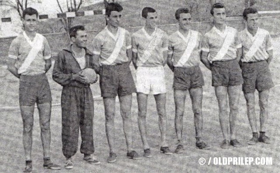 РК „Партизан“ составен од прилепските гимназијалци, првак на градската ракометна лига, 1956 и 1957...