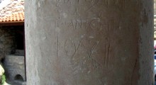 Натписот во манастирот „Свети Архангел Михаил“ - Варош од 996 година...