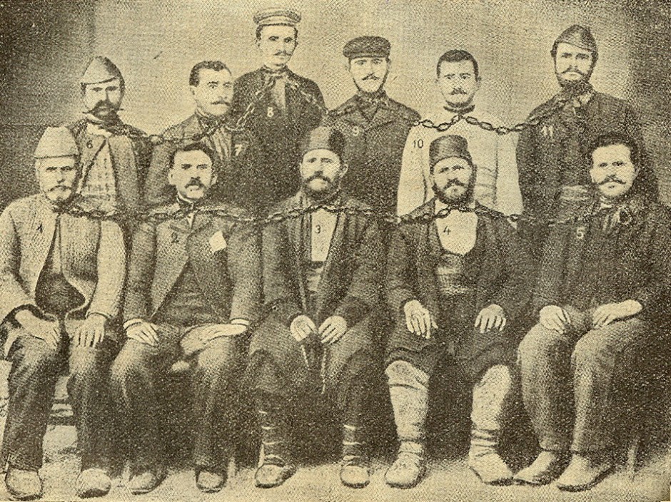 Група од заточеници во Диарбекир 1903/04 г.