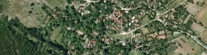 Сателитска снимка на село Зрзе