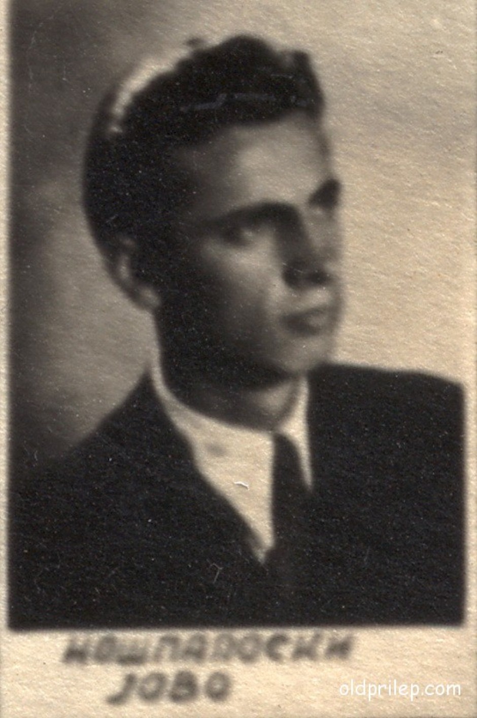 1950: Јован Ношпал како матурант