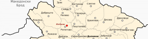 Карта на општина Долнени.