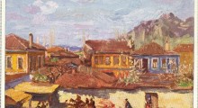 Алберт Гартман: „Улица во Прилеп“, 1916 година